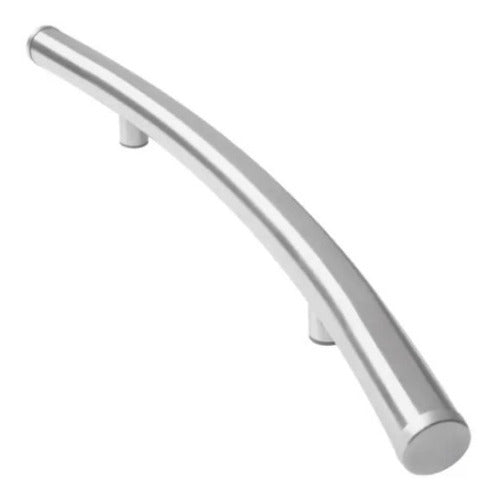 Stainless Steel Curved Door Handle 38 X 600 mm - Market Buy 0