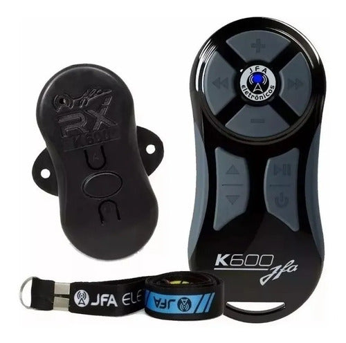 Kit 2 Controles Longa Distancia Jfa Preto Com Cinza K600 M 0