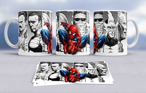 Marvel Super Heroes Mug Template Designs 5