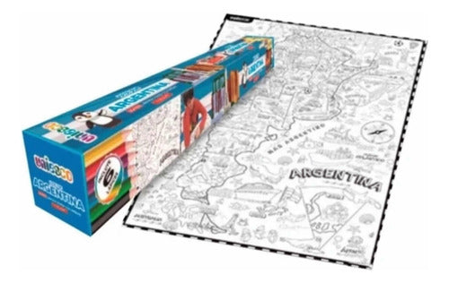 Ser Didactico Super Coloring Sheets Journey Through Argentina + 6 Colored Pencils 0