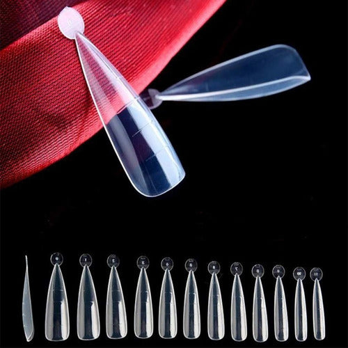 MELY Dual System Stiletto Capsules 120 Pcs Reusable 3