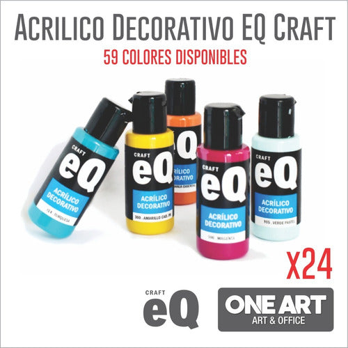 Decorative Acrylic EQ Art 50cc 59 Available Colors X24 1