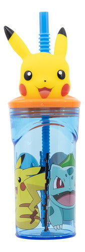 3D Characters Acrylic Cup with Straw 360ml by Stor Magic4ever 0