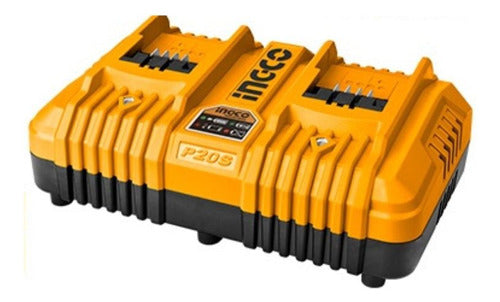 Cargador Rapido Inteligente Doble 20v P20s Ingco Fcli2034 0