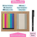 Mr. Pen Transparent Highlighter Tape and Sticky Note Set 1