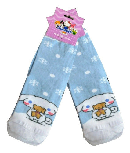 Official Sanrio Hello Kitty Kawaii Bow Women's Socks Set 1