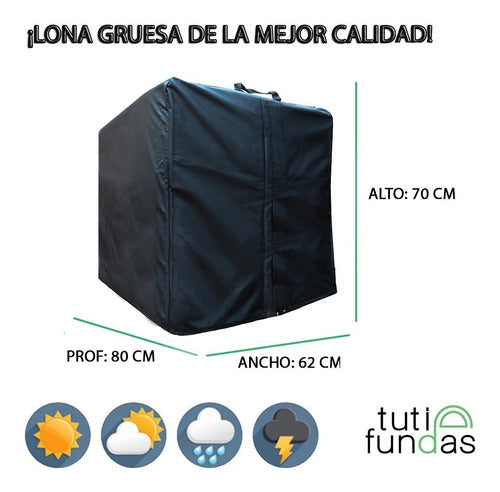 Tuti Fundas Funda Cubre Horno Tango Leña Mesada Tromen Lona Impermeable 1