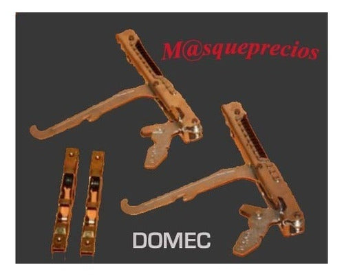 Domec Hinges for Kitchen and Oven Set of 2 Hinges with 2 Bearing Boxes 1