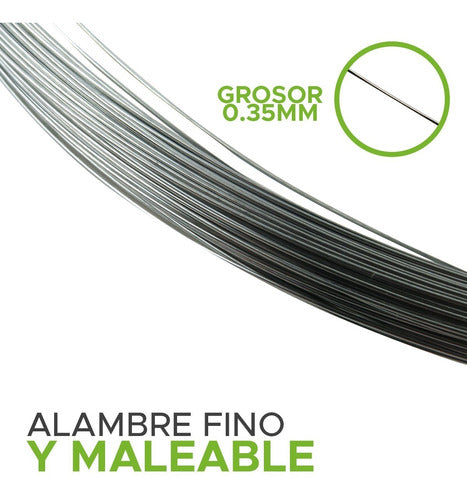 Fine Alpazinc 0.35mm Wire Bijou Supply 60m Roll 3