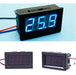 Voltímetro Digital Rango 0-30v 3 Digitos 0.56 Azul Pack X 5 1