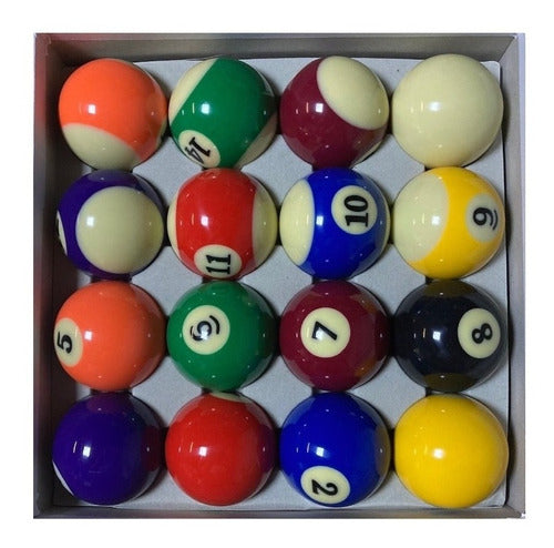 Bisonte Professional Pool Balls Set 57mm 4