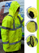 NUBUS Yellow Fluorescent Cold-Weather Reflective Work Jacket 5