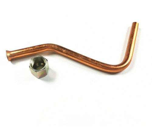 Copper Compressor Connection Pipe with Pressure Switch to Check Valve 25/50 L 2