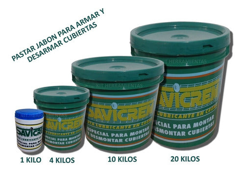 Savicrem Lubricating Paste for Assembly and Disassembly of Tires - 20kg 2