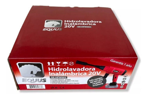 Hidrolavadora Equus Gkhpw002 Inalámbrica Bateria 20v Kirkor 4