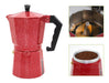 Italian Reinforced 9-Cup Steel Manual Espresso Coffee Maker in Various Colors 16