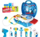 Kit De Médico Para Niños, 27 Piezas, Estetoscopio Electrónic 0