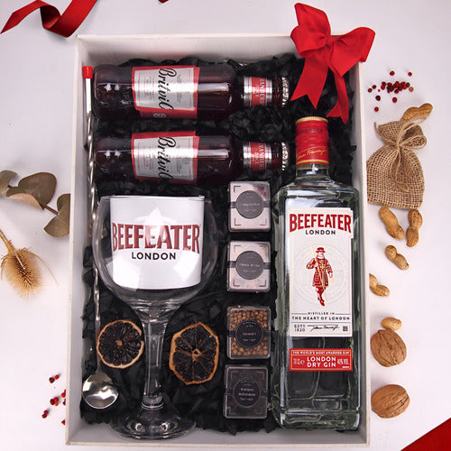 Beefeater Gift Box Kit 700cc + Glass + Tonics + Spoon + Spices 1