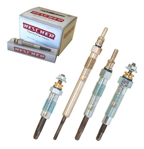 Hescher Incandescent Glow Plug for Diesel Engines - Chevrolet Corsa 1.7, Meriva 1.7 TDI, Captiva 2.0, Cruze 2.0 VCDi 1