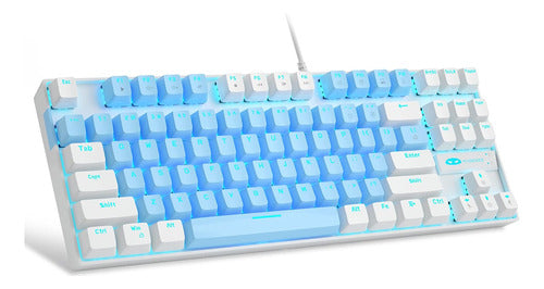 Teclado Videojuegos Mecánico Gamers. Compacto De 87 Teclas. 0