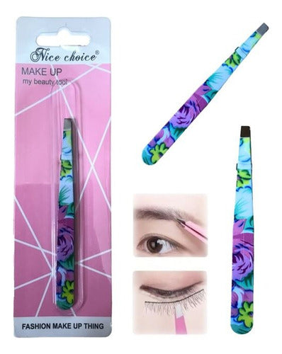 City Girls Professional Stainless Steel Eyebrow Tweezers X1 0