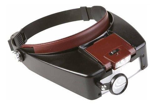 Hokenn Binocular Head Magnifier with LED Light and 3 Lenses 8x Magnification for Dentistry, Cosmetology, and Pedicure 0