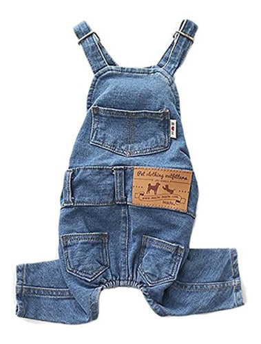 PetBoBo Pet Jean Overalls Clothes P 0