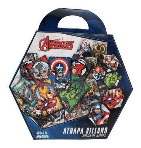 Tapimovil Juego Mesa Avengers Atrapa Villanos Cartas Naipes Marvel 2