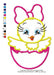 Embroidery Machine Design Matriz Little Chicken Girl Eggshell 801 2