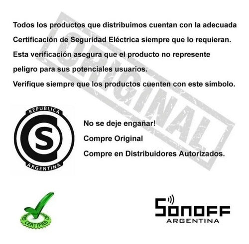 Sonoff 4ch Pro R3  4 Canales - Pulso - Contacto Seco - Rf 2