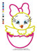 Embroidery Machine Design Matriz Little Chicken Girl Eggshell 801 3