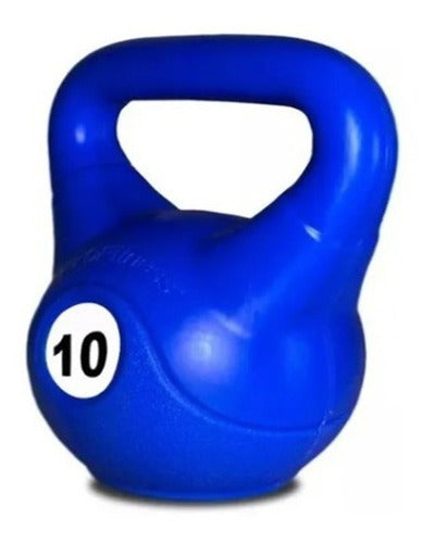 PVC Coated 10kg Functional Crossfit Kettlebell by TTS DEPORTES 1