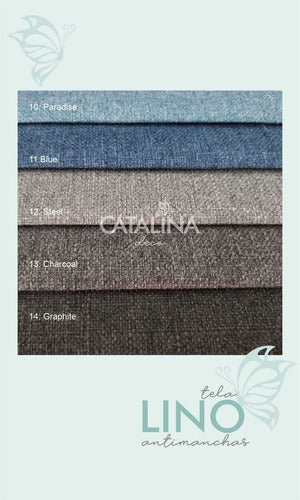 Catalina Deco Bedhead with Buttons 0.80/0.90/1.00 Stain-Resistant Fabrics 7