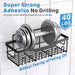 EUDELE Adhesive Shower Organizers Stainless Steel Pack of 5 4