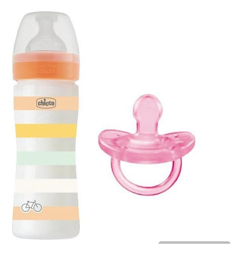 Chicco Set Recien Nacido Avent Mamadera De 250ml +1 Chupete 1