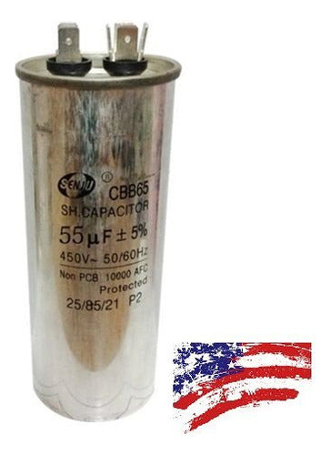 Us Cbb65 450 vac 55uf Condensador Del Motor Compresor De Air 0