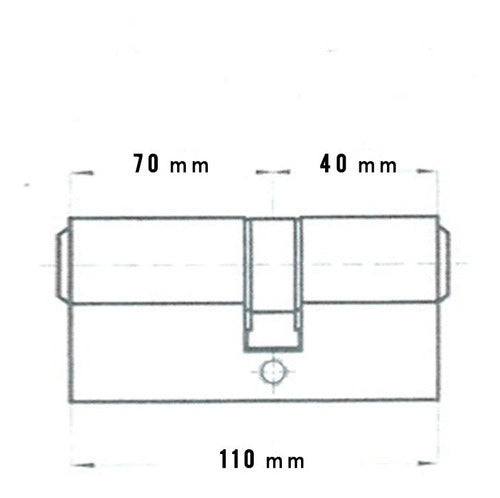 Lince Cilindro Multipunto C2 110mm (70/40) Platil 1