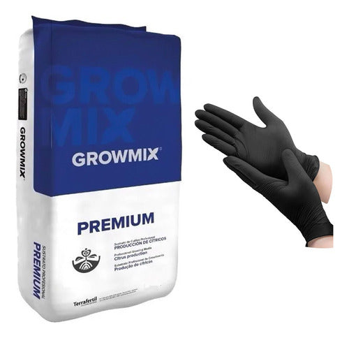 Sustrato Growmix Premium 80lts Incluye Guantes De Regalo 0