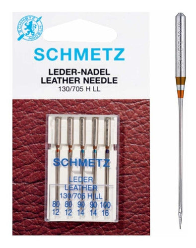 Schmetz Cutting Point Needles X 5 Units - Straight Machine 1