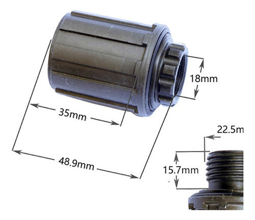 Corpo De Freehub De Bola De Cubo Floral De Ameixa Multi 1