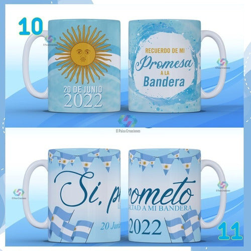 El Paisa Creaciones Promesa A La Bandera Tazas Plásticas Con Nombre X Mayor 6