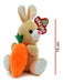 Phi Phi Toys Bunny Plush with Large Carrot 19cm 8