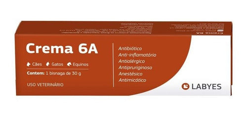 Crema 6 A Antibiótica Antiinflamatoria Antialérgica 30 Gr 0