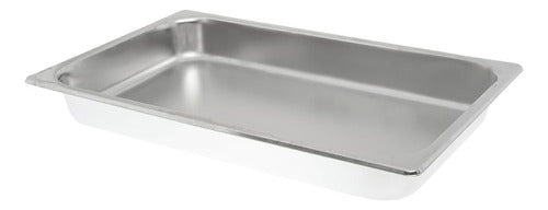 HUBERT Chafer Dish Plato De Rozamiento 8 Cuartos De Acero Inoxidable 1