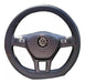 Steering Wheel Cover for Flat Base Steering Wheels PVC 38cm 2