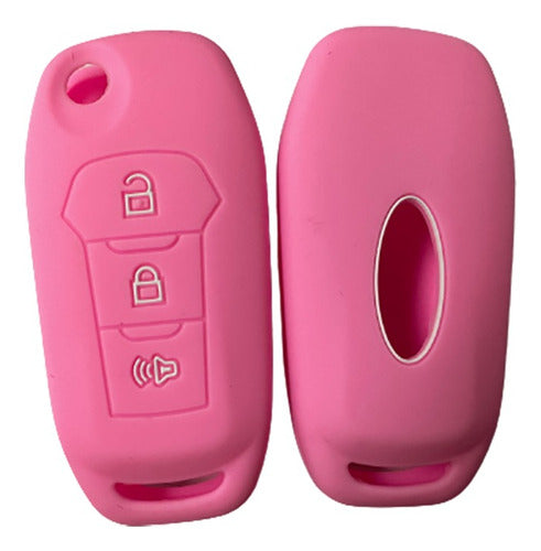 Silicone Key Cover for Ford Ka New +2013 Pink Zuk 0