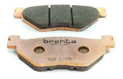 Pastilla Freno Brenta Yamaha Tdm 900 02-14 Sinteriz Trasera 1