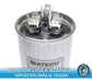 Capacitor Dual Para Refrigeración 35+4 Mf 440v 2