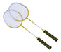 Conjunto De Raquetes De Badminton Amarelo Professional Alloy 4