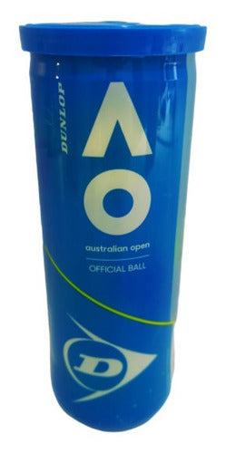 Dunlop AO Australian Open Tube of 3 Balls 0